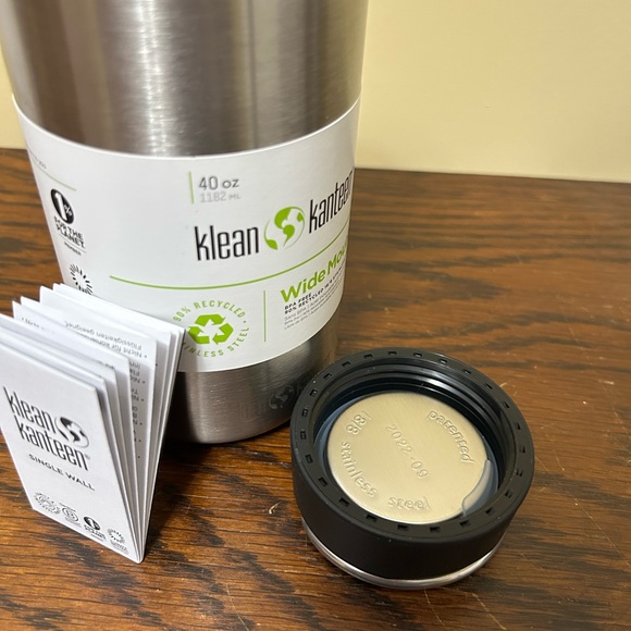Klean Kanteen 40 oz Stainless Steel Bottle - Picture 9 of 11